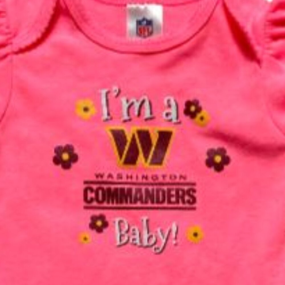 Commanders Baby Bodysuit 3–6M